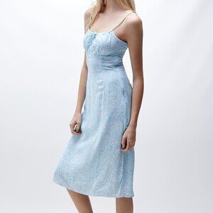 Rhythm. Baby Blue Midi Dress